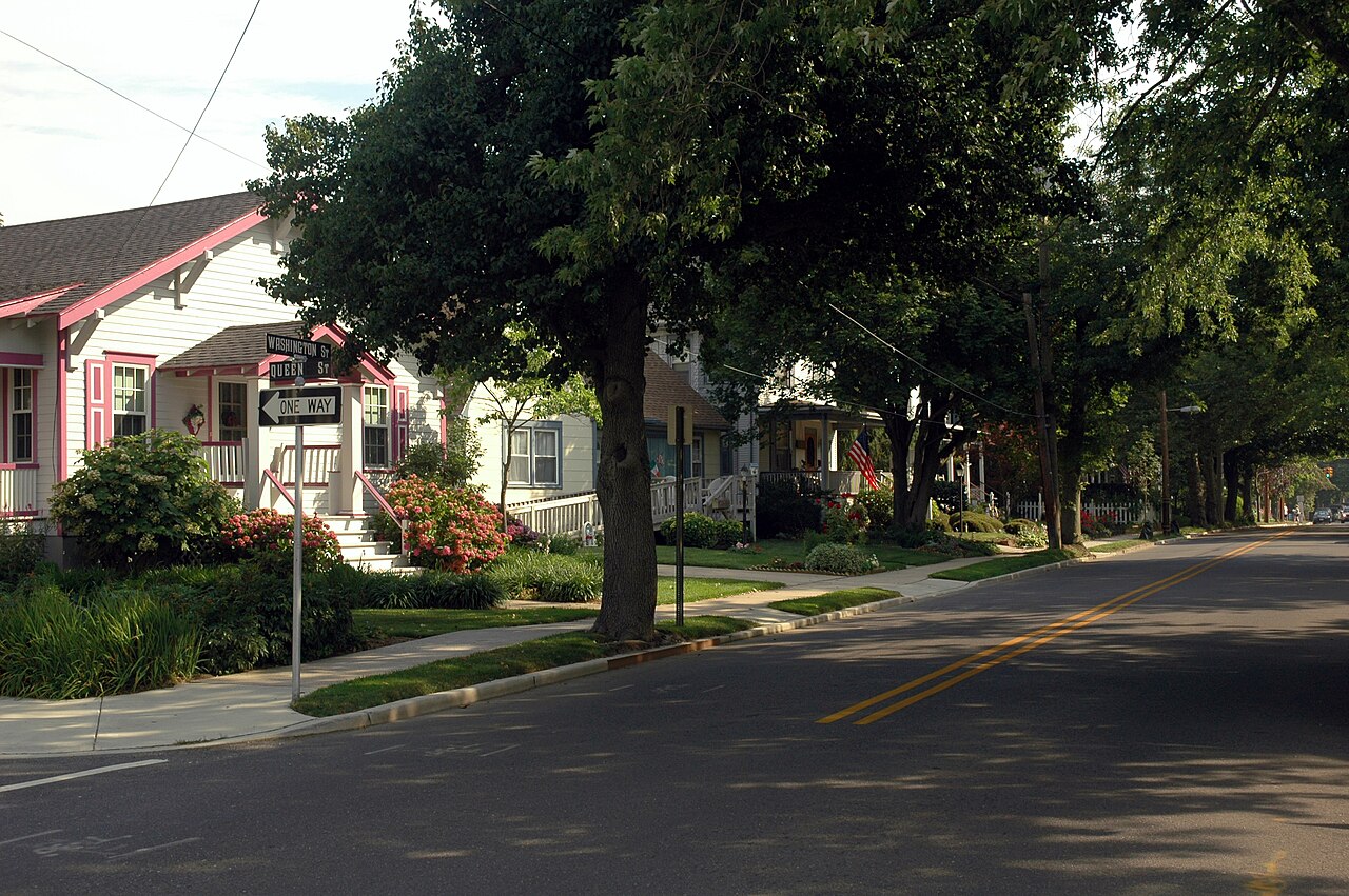 Washington Street at Queen Street in Cape May